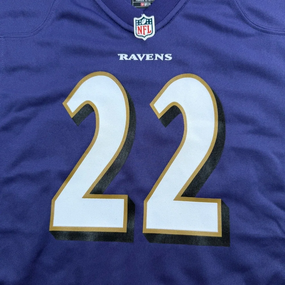 Nike Baltimore Ravens Derrick Henry 22 Youth Jersey Large  it's 14/16 streetwear